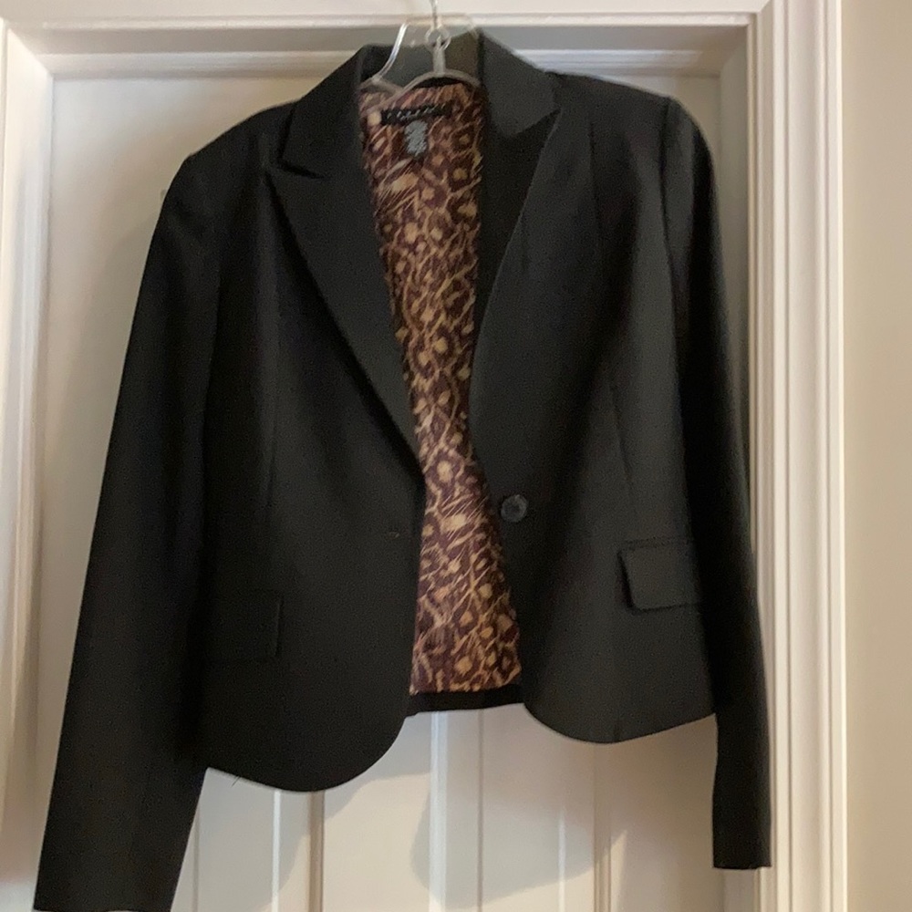 Beautiful laundry black short jacket